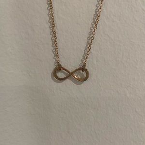 Rose Gold Infinity Symbol Necklace